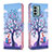 Leather Case Stands Fashionable Pattern Flip Cover Holder B03F for Nokia G22