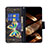 Leather Case Stands Fashionable Pattern Flip Cover Holder B03F for Nokia G22