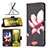Leather Case Stands Fashionable Pattern Flip Cover Holder B03F for Samsung Galaxy A04E