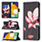 Leather Case Stands Fashionable Pattern Flip Cover Holder B03F for Samsung Galaxy A04s