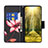 Leather Case Stands Fashionable Pattern Flip Cover Holder B03F for Samsung Galaxy A05