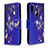 Leather Case Stands Fashionable Pattern Flip Cover Holder B03F for Samsung Galaxy A11