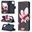 Leather Case Stands Fashionable Pattern Flip Cover Holder B03F for Samsung Galaxy A12