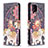 Leather Case Stands Fashionable Pattern Flip Cover Holder B03F for Samsung Galaxy A12 5G