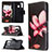 Leather Case Stands Fashionable Pattern Flip Cover Holder B03F for Samsung Galaxy A21