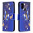 Leather Case Stands Fashionable Pattern Flip Cover Holder B03F for Samsung Galaxy A21s