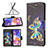 Leather Case Stands Fashionable Pattern Flip Cover Holder B03F for Samsung Galaxy A23 4G