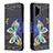 Leather Case Stands Fashionable Pattern Flip Cover Holder B03F for Samsung Galaxy A32 4G