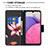 Leather Case Stands Fashionable Pattern Flip Cover Holder B03F for Samsung Galaxy A33 5G