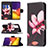 Leather Case Stands Fashionable Pattern Flip Cover Holder B03F for Samsung Galaxy A34 5G