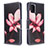 Leather Case Stands Fashionable Pattern Flip Cover Holder B03F for Samsung Galaxy A51 5G