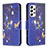 Leather Case Stands Fashionable Pattern Flip Cover Holder B03F for Samsung Galaxy A53 5G