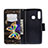 Leather Case Stands Fashionable Pattern Flip Cover Holder B03F for Samsung Galaxy A70E