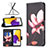 Leather Case Stands Fashionable Pattern Flip Cover Holder B03F for Samsung Galaxy A73 5G