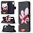 Leather Case Stands Fashionable Pattern Flip Cover Holder B03F for Samsung Galaxy M02