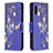 Leather Case Stands Fashionable Pattern Flip Cover Holder B03F for Samsung Galaxy M02