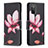 Leather Case Stands Fashionable Pattern Flip Cover Holder B03F for Samsung Galaxy M02s