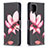 Leather Case Stands Fashionable Pattern Flip Cover Holder B03F for Samsung Galaxy M12