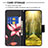 Leather Case Stands Fashionable Pattern Flip Cover Holder B03F for Samsung Galaxy M23 5G