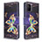 Leather Case Stands Fashionable Pattern Flip Cover Holder B03F for Samsung Galaxy M40S