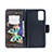 Leather Case Stands Fashionable Pattern Flip Cover Holder B03F for Samsung Galaxy Note 20 5G