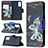 Leather Case Stands Fashionable Pattern Flip Cover Holder B03F for Samsung Galaxy S20 FE (2022) 5G