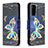 Leather Case Stands Fashionable Pattern Flip Cover Holder B03F for Samsung Galaxy S20 FE (2022) 5G