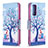 Leather Case Stands Fashionable Pattern Flip Cover Holder B03F for Samsung Galaxy S20 FE (2022) 5G