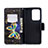 Leather Case Stands Fashionable Pattern Flip Cover Holder B03F for Samsung Galaxy S20 Plus 5G