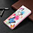 Leather Case Stands Fashionable Pattern Flip Cover Holder B03F for Samsung Galaxy S21 Ultra 5G