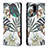 Leather Case Stands Fashionable Pattern Flip Cover Holder B03F for Samsung Galaxy S24 Ultra 5G