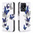 Leather Case Stands Fashionable Pattern Flip Cover Holder B03F for Vivo Y02