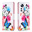 Leather Case Stands Fashionable Pattern Flip Cover Holder B03F for Xiaomi Mi 12 5G Colorful