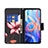 Leather Case Stands Fashionable Pattern Flip Cover Holder B03F for Xiaomi Poco M4 Pro 5G