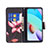 Leather Case Stands Fashionable Pattern Flip Cover Holder B03F for Xiaomi Redmi 10 (2022)