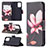 Leather Case Stands Fashionable Pattern Flip Cover Holder B03F for Xiaomi Redmi Note 10 4G