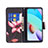 Leather Case Stands Fashionable Pattern Flip Cover Holder B03F for Xiaomi Redmi Note 11 4G (2021)