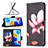 Leather Case Stands Fashionable Pattern Flip Cover Holder B03F for Xiaomi Redmi Note 11 4G (2022)