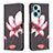 Leather Case Stands Fashionable Pattern Flip Cover Holder B03F for Xiaomi Redmi Note 12 Turbo 5G