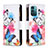 Leather Case Stands Fashionable Pattern Flip Cover Holder B04F for Nokia G21