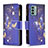 Leather Case Stands Fashionable Pattern Flip Cover Holder B04F for Nokia G22