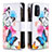 Leather Case Stands Fashionable Pattern Flip Cover Holder B04F for Oppo A54 5G