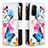 Leather Case Stands Fashionable Pattern Flip Cover Holder B04F for Oppo F19 Pro+ Plus 5G Colorful