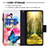 Leather Case Stands Fashionable Pattern Flip Cover Holder B04F for Oppo Reno7 4G