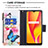 Leather Case Stands Fashionable Pattern Flip Cover Holder B04F for Realme 7i RMX2193