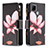 Leather Case Stands Fashionable Pattern Flip Cover Holder B04F for Realme 7i RMX2193