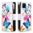 Leather Case Stands Fashionable Pattern Flip Cover Holder B04F for Realme 8 4G