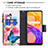 Leather Case Stands Fashionable Pattern Flip Cover Holder B04F for Realme 8 4G