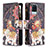 Leather Case Stands Fashionable Pattern Flip Cover Holder B04F for Realme 8 4G