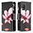 Leather Case Stands Fashionable Pattern Flip Cover Holder B04F for Realme 8 5G